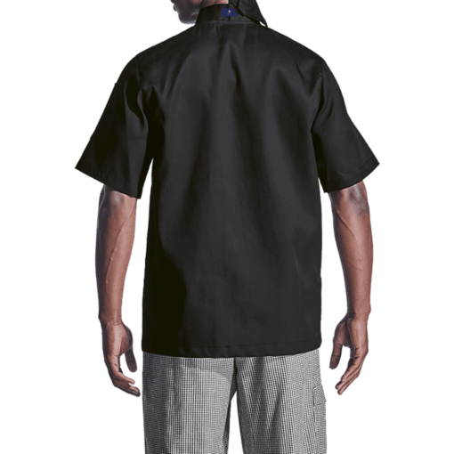 Savona Short Sleeve Chef Jacket Mens - Image 2