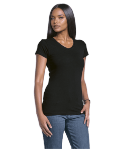 170g Slim Fit V-Neck T-Shirt Ladies