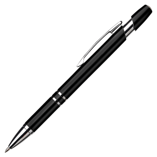 Dual Ring Metallic Ballpoint Pen