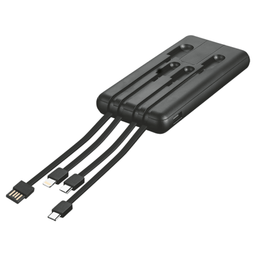 IND 10 000mAh Power Bank with charging cables